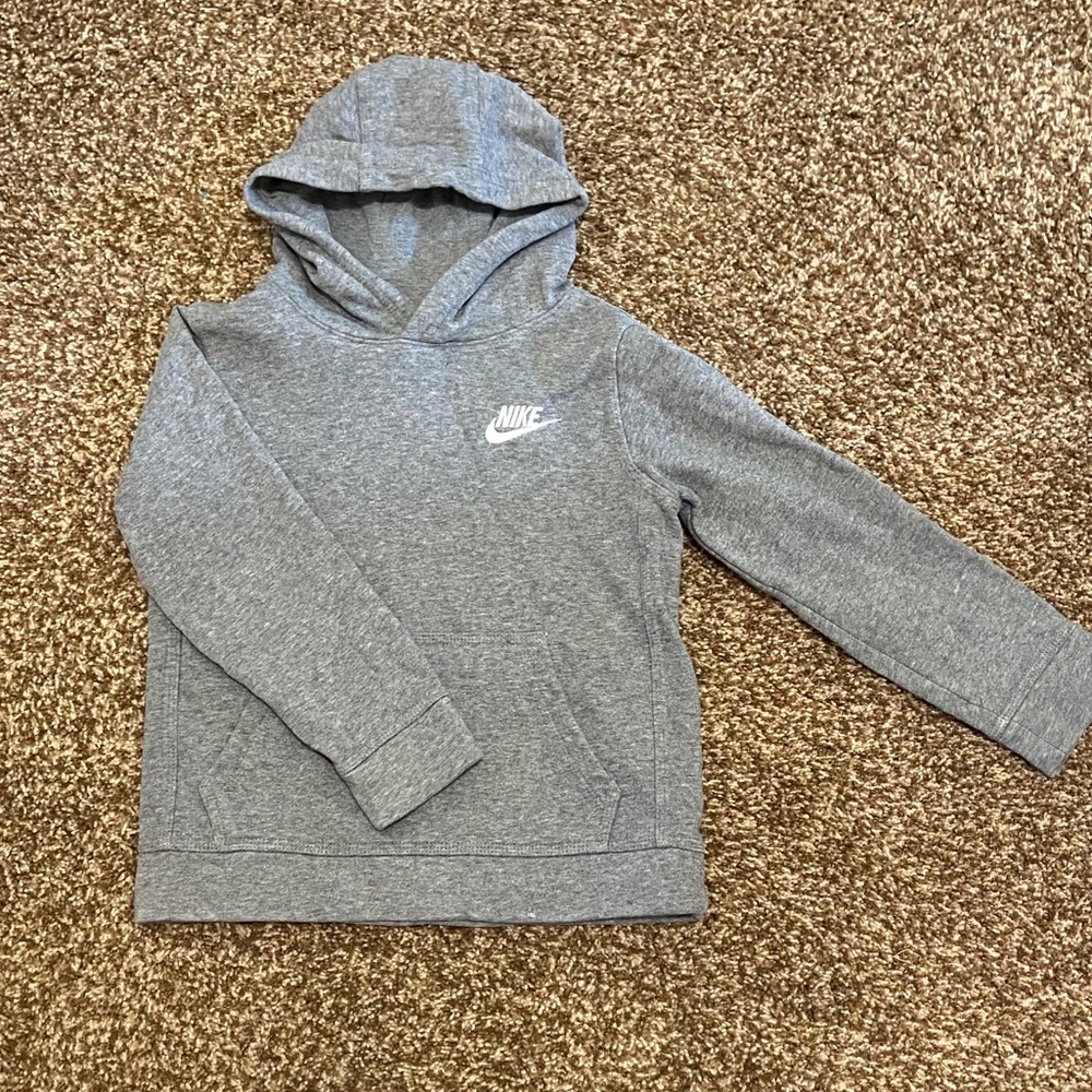 Nike Kids Heather Gray Hoodie